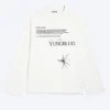 Camiseta de manga larga con estampado Yungblud de corte holgado – Blanco roto Camiseta de manga larga con estampado Yungblud de corte holgado – Blanco roto