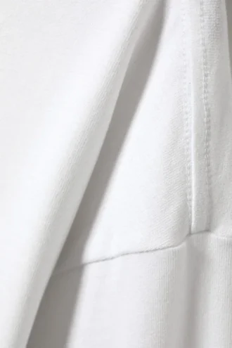 Camiseta de manga larga con estampados gráficos y corte holgado – Blanca – Stardust