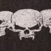Camiseta de manga larga con estampados gráficos y corte holgado – Negro lavado – Calavera y llamas Camiseta de manga larga con estampados gráficos y corte holgado – Negro lavado – Calavera y llamas