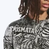 Camiseta de manga larga con estampados gráficos y corte recto – Dark Mole – Psychedelia Camiseta de manga larga con estampados gráficos y corte recto – Dark Mole – Psychedelia