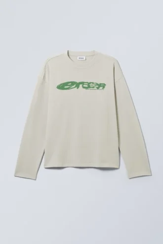 Camiseta de manga larga con estampados gráficos y corte recto – Erazer Dusty Mole Camiseta de manga larga con estampados gráficos y corte recto – Erazer Dusty Mole