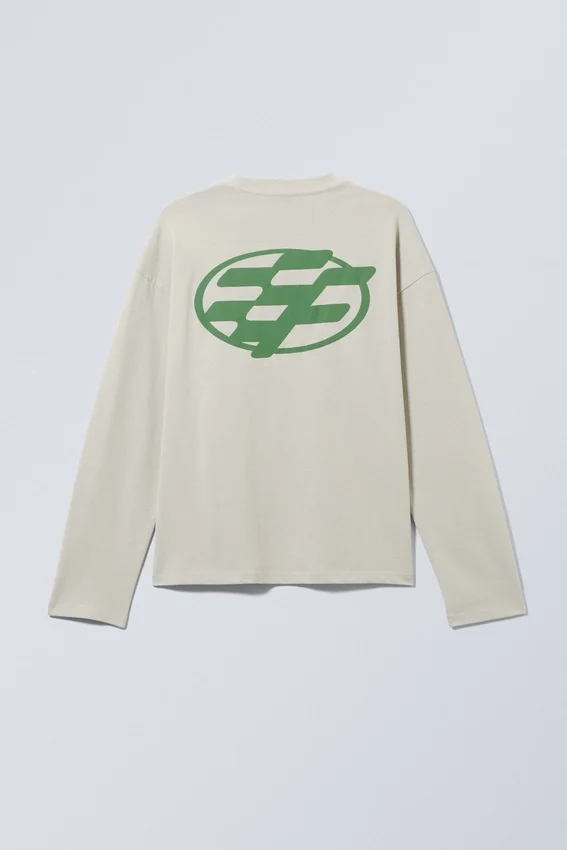 Camiseta de manga larga con estampados gráficos y corte recto – Erazer Dusty Mole Camiseta de manga larga con estampados gráficos y corte recto – Erazer Dusty Mole