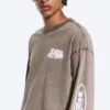 Camiseta de manga larga con estampados y corte holgado – Dark Mole – Mezcla de logotipos Camiseta de manga larga con estampados y corte holgado – Dark Mole – Mezcla de logotipos