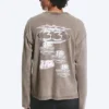 Camiseta de manga larga con estampados y corte holgado – Dark Mole – Mezcla de logotipos Camiseta de manga larga con estampados y corte holgado – Dark Mole – Mezcla de logotipos