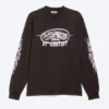 Camiseta de manga larga con estampados y corte holgado – Negro