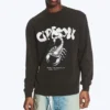 Camiseta de manga larga con estampados y corte holgado – Negro – Escorpio Camiseta de manga larga con estampados y corte holgado – Negro – Escorpio