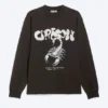 Camiseta de manga larga con estampados y corte holgado – Negro – Escorpio Camiseta de manga larga con estampados y corte holgado – Negro – Escorpio