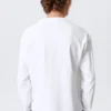 Camiseta de manga larga con estampados y corte recto – Blanca – Angry Panthers Camiseta de manga larga con estampados y corte recto – Blanca – Angry Panthers