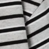 Camiseta de manga larga con fruncidos – Rayas gris jaspeado Camiseta de manga larga con fruncidos – Rayas gris jaspeado