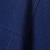 Camiseta de manga larga de malla con cuello alto – Azul brillante Camiseta de manga larga de malla con cuello alto – Azul brillante