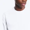 Camiseta de manga larga holgada – Blanca Camiseta de manga larga holgada – Blanca