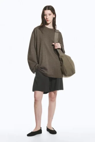 Camiseta de manga larga oversize – Dark Mole