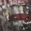 Camiseta de pantalón corto con estampado desgastado – Gris oscuro – Rock ‘N’ Roll