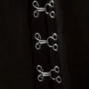 Camiseta de tirantes ajustada con corchetes – Negro Camiseta de tirantes ajustada con corchetes – Negro