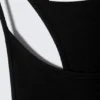 Camiseta de tirantes ajustada con espalda nadadora – Negro Camiseta de tirantes ajustada con espalda nadadora – Negro