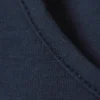 Camiseta de tirantes ajustada de algodón – Azul oscuro