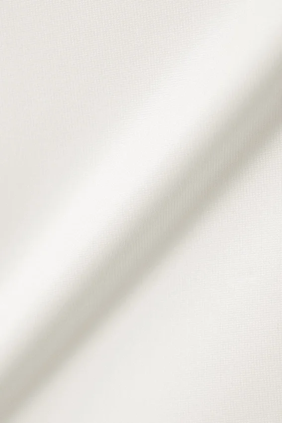 Camiseta de tirantes asimétrica de jersey con lazo – Blanca Camiseta de tirantes asimétrica de jersey con lazo – Blanca