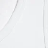 Camiseta de tirantes clásica de canalé – Blanca