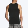 Camiseta de tirantes clásica de canalé – Negro Camiseta de tirantes clásica de canalé – Negro