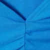 Camiseta de tirantes con capucha fruncida – Azul Camiseta de tirantes con capucha fruncida – Azul