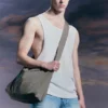 Camiseta de tirantes con espalda nadadora – Blanco polvoriento Camiseta de tirantes con espalda nadadora – Blanco polvoriento