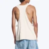 Camiseta de tirantes con espalda nadadora – Blanco polvoriento Camiseta de tirantes con espalda nadadora – Blanco polvoriento