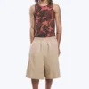 Camiseta de tirantes con estampados – Camuflaje rojo