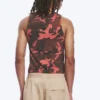 Camiseta de tirantes con estampados – Camuflaje rojo