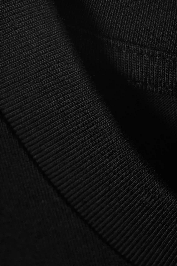 Camiseta de tirantes de algodón de corte holgado y cuello cuadrado – Negro Camiseta de tirantes de algodón de corte holgado y cuello cuadrado – Negro