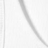 Camiseta de tirantes de cuello redondo acanalado – Blanca Camiseta de tirantes de cuello redondo acanalado – Blanca