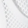 Camiseta de tirantes de malla – Blanca