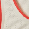 Camiseta de tirantes de malla con cordón – Blanco/Naranja – Miami Camiseta de tirantes de malla con cordón – Blanco/Naranja – Miami