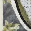 Camiseta de tirantes de malla con cordón – Estampado floral oscuro Camiseta de tirantes de malla con cordón – Estampado floral oscuro