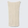 Camiseta de tirantes de punto con cuello barco – Beige claro Camiseta de tirantes de punto con cuello barco – Beige claro