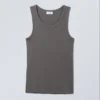 Camiseta de tirantes estándar – Gris oscuro Camiseta de tirantes estándar – Gris oscuro