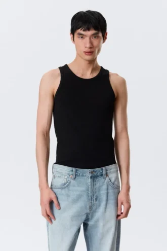 Camiseta de tirantes estándar – Negro
