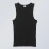 Camiseta de tirantes estándar – Negro Camiseta de tirantes estándar – Negro
