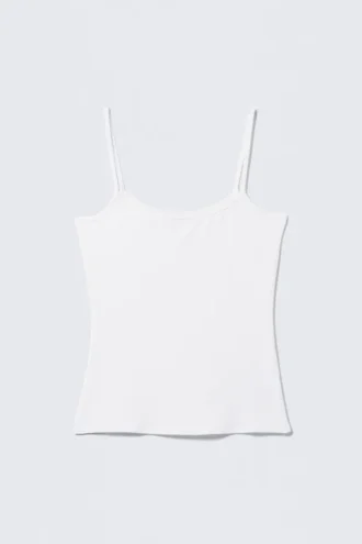 Camiseta de tirantes finos – Blanca