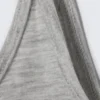 Camiseta de tirantes finos – Gris jaspeado