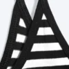 Camiseta de tirantes finos – Rayas blancas y negras Camiseta de tirantes finos – Rayas blancas y negras