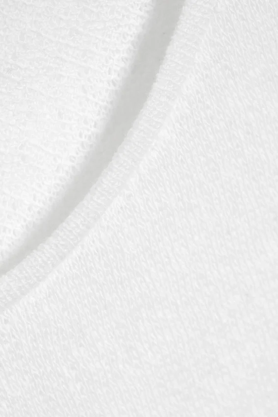 Camiseta de tirantes fruncida – Blanco Camiseta de tirantes fruncida – Blanco