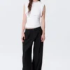 Camiseta de tirantes plisada – Blanca Camiseta de tirantes plisada – Blanca