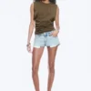 Camiseta de tirantes plisada – Dark Mole Camiseta de tirantes plisada – Dark Mole