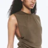 Camiseta de tirantes plisada – Dark Mole Camiseta de tirantes plisada – Dark Mole
