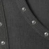 Camiseta de tirantes sin mangas con tachuelas – Gris oscuro – Tachuelas Camiseta de tirantes sin mangas con tachuelas – Gris oscuro – Tachuelas