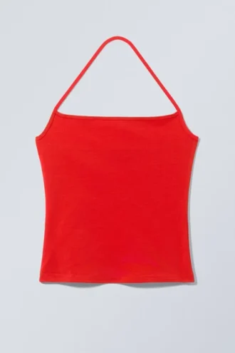 Camiseta de tirantes sin mangas – Roja