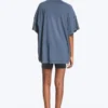 Camiseta deportiva holgada – Azul oscuro Camiseta deportiva holgada – Azul oscuro