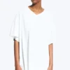 Camiseta deportiva holgada – Blanco roto Camiseta deportiva holgada – Blanco roto