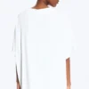 Camiseta deportiva holgada – Blanco roto Camiseta deportiva holgada – Blanco roto