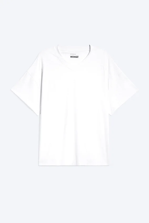 Camiseta deportiva holgada – Blanco roto Camiseta deportiva holgada – Blanco roto